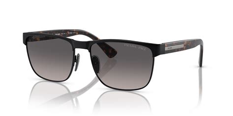 Prada PR 66ZS 58 Polar Grey Gradient & Black Polarised .